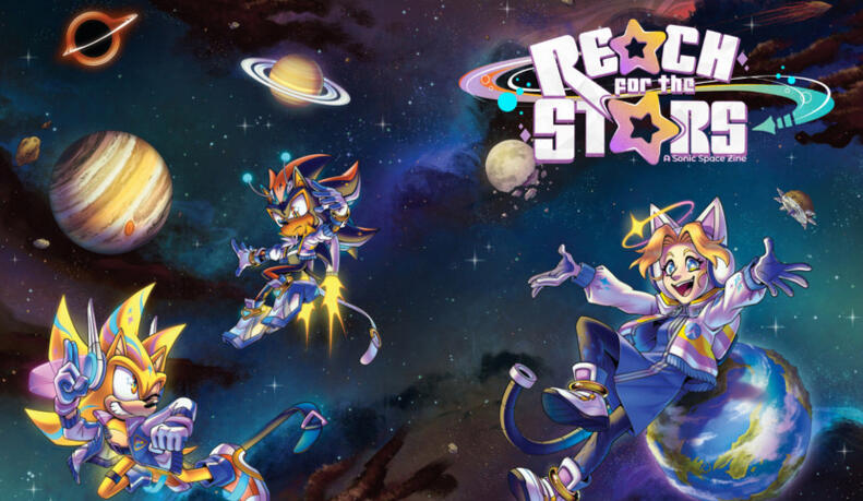 Reach For The Stars: A Sonic Space Zine - Amy Rose