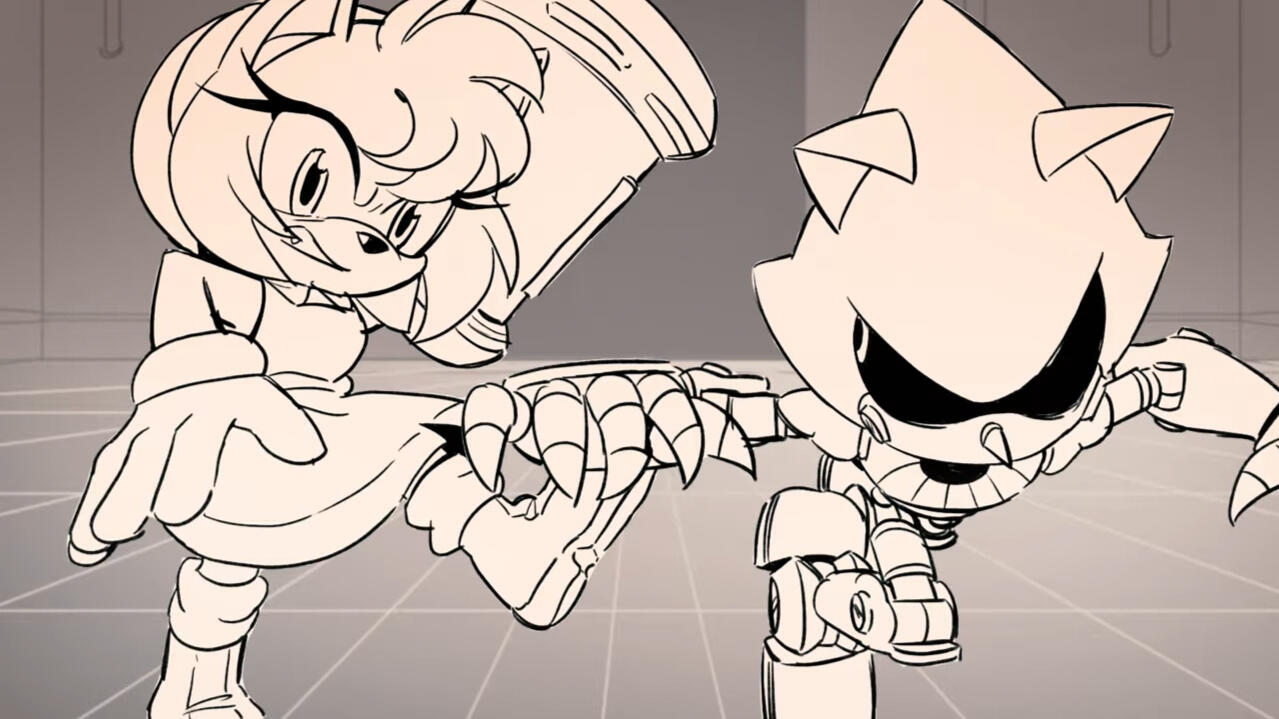 Amy Rose vs Metal Sonic Animatic - Amy Rose